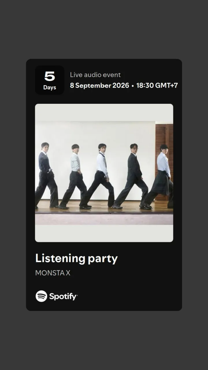 Monsta X Listening Party Spotify
