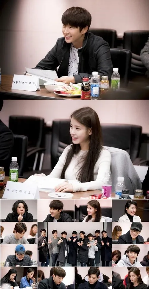 Para pemain Moon Lovers saat melakukan pembacaan naskah perdana. © netizenbuzz.blogspot.co.id