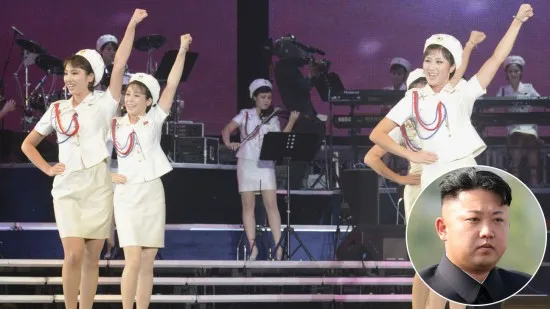 Moranbong Band, girlband Korea Utara bentukan Presiden Kim Jong Un. @odditycentral.com