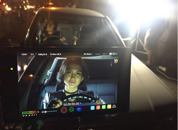 Moriska Momo tengah menggarap video klip dari hits milik Nike Ardilla © Instagram.com