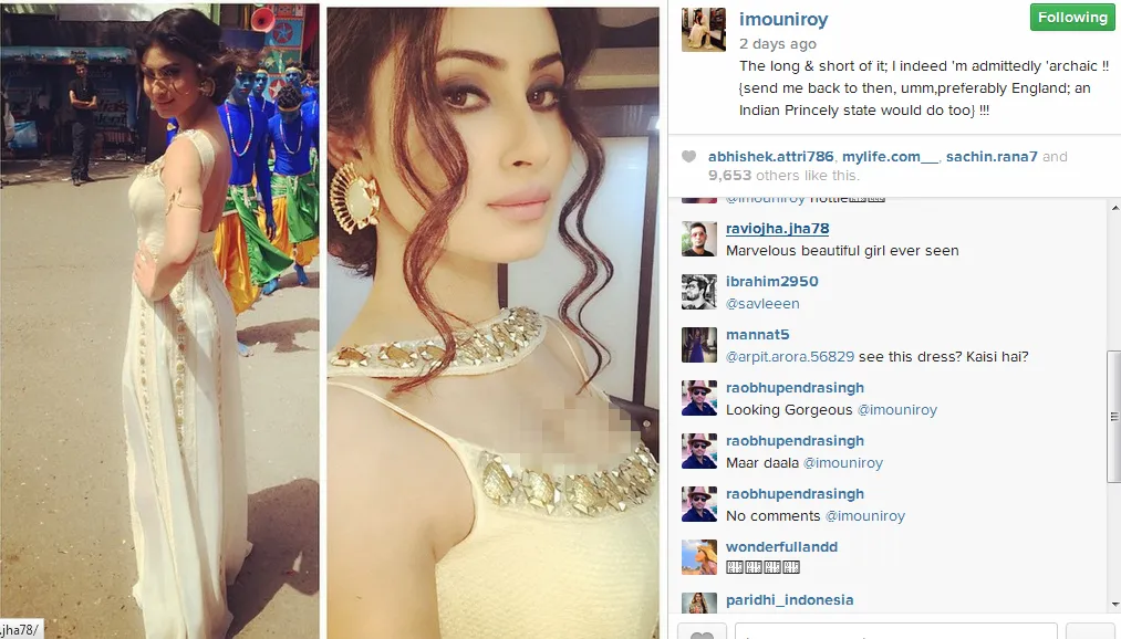 Mouni Roy, seksi depan belakang! @instagram/imouniroy