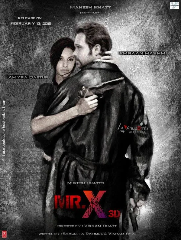 Poster film terbaru Emraan Hashmi MR. X @mp3songss.com