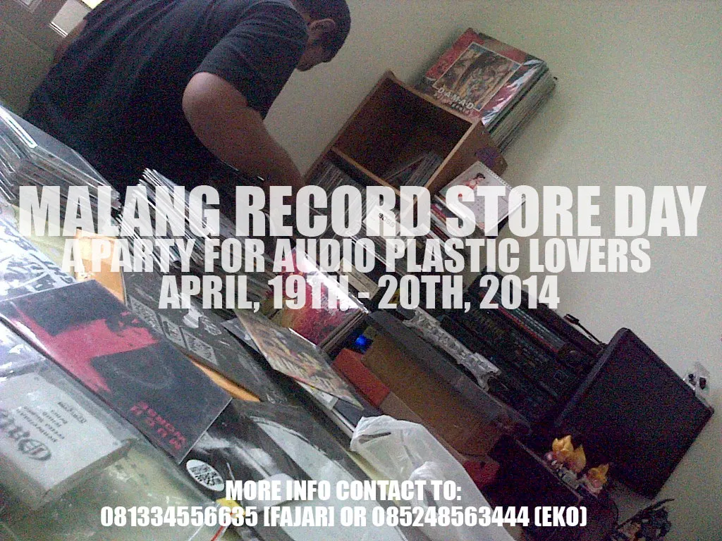 Flyer Record Store Day di Malang