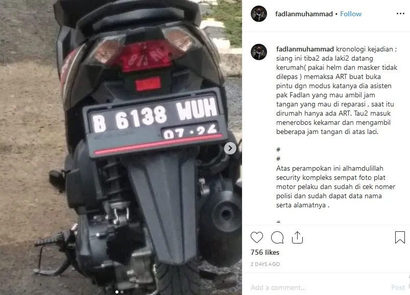 Muhammad Fadlan © Instagram/fadlanmuhammad