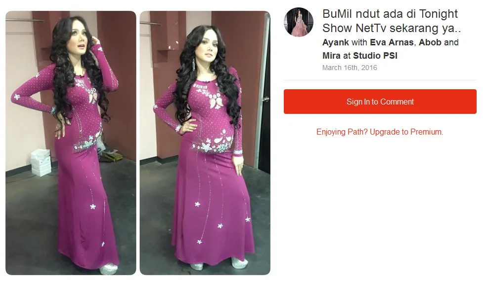 Mulan makin buncit © Path/Ayank