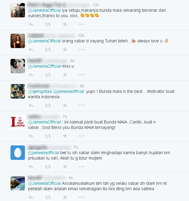 Komentar netizen atas postingan Mulan / © Twitter