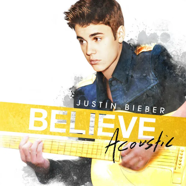 Artwork untuk album akustik BELIEVE: ACOUSTIC milik Justin Bieber @digitalspy.com