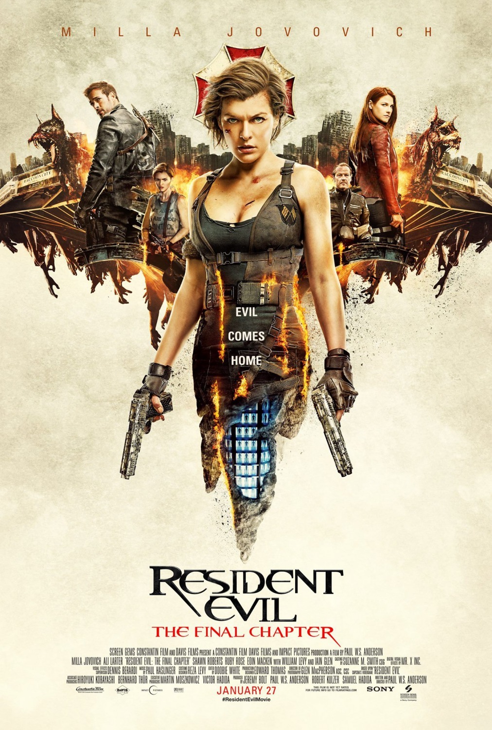 Sinopsis Film Resident Evil: The Final Chapter Tayang di TV Malam Ini,  Akhir Kisah Milla Jovovich Melawan Zombie - ShowBiz