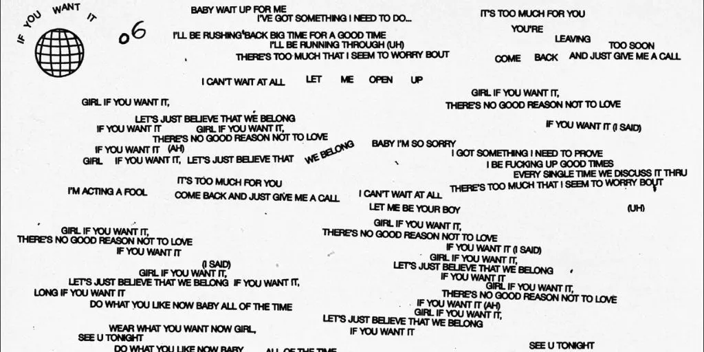 Rex Orange County - IF YOU WANT IT