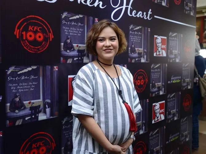 Mytha tidak sabar bertemu sang jabang bayi. © KapanLagi.com/Bayu Herdianto