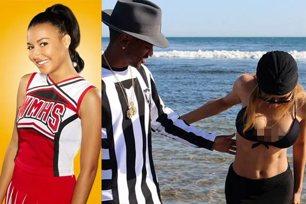 Foto dengan kekasih di pantai membuat rumor Naya memperbesar area pribadi beredar. ©dailymail.co.uk