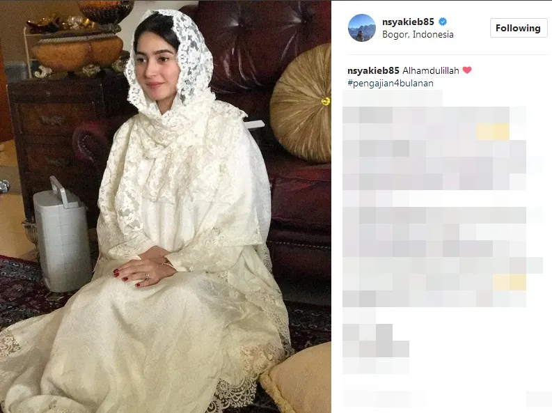 Nabila menunggu buah hati selama dua tahun ©instagram/nsyakieb85
