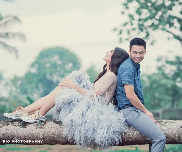 Nabila Syakieb pemotretan prewed @ Instagram/nsyakieb85