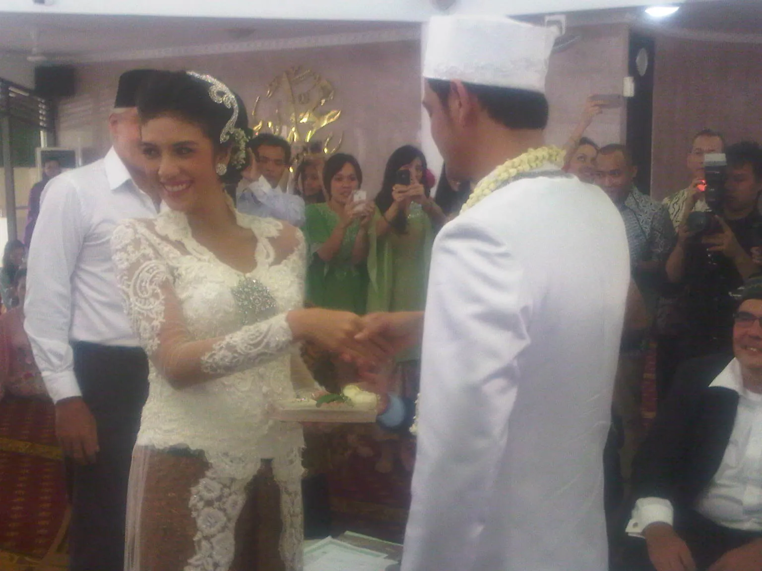 Prosesi pernikahan Nadila Ernesta dan Eno Netral Foto:Kapanlagi.com