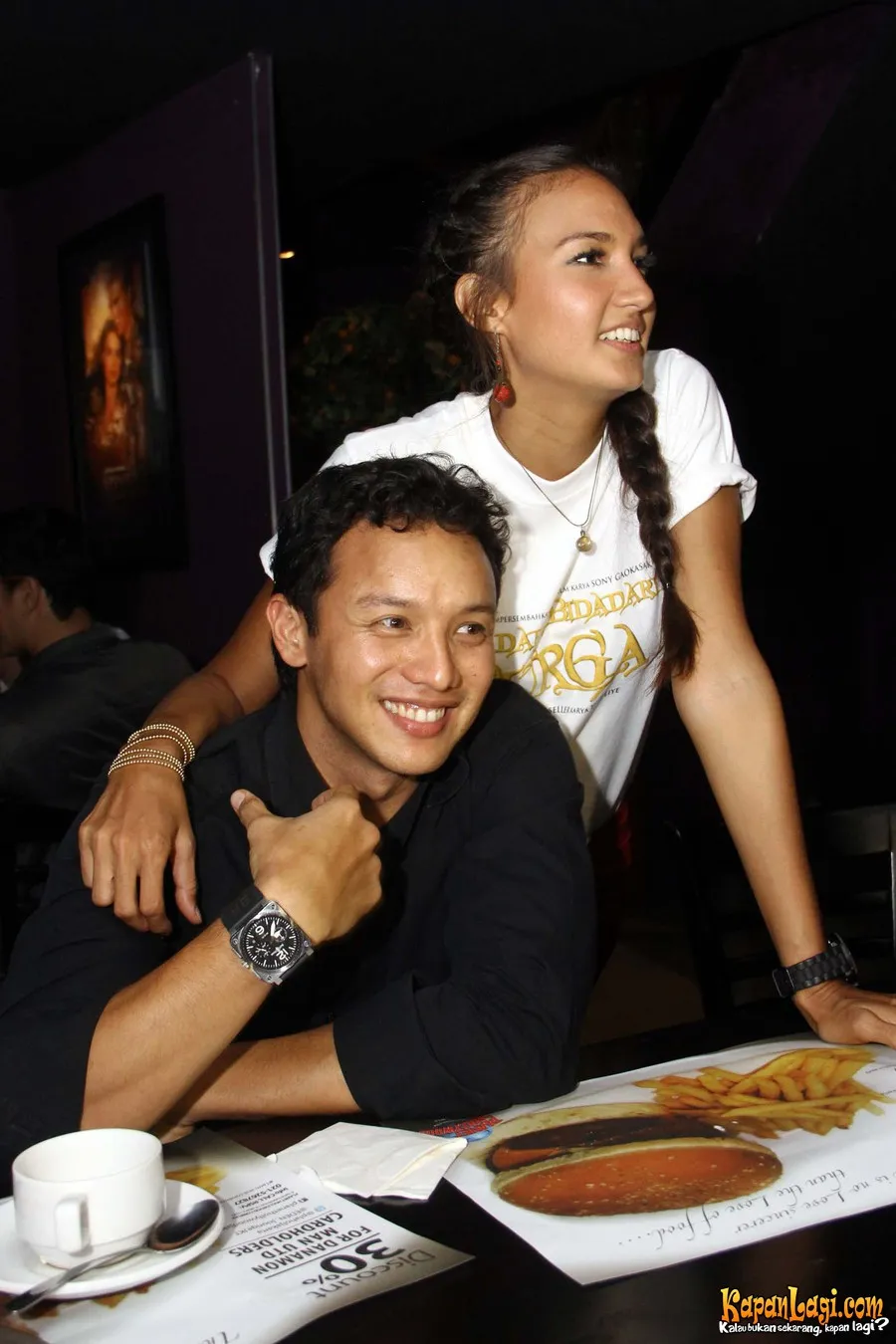 Nadine dan Moreno lebih menyukai lokasi seperti pantai untuk menghabiskan waktu bersama.