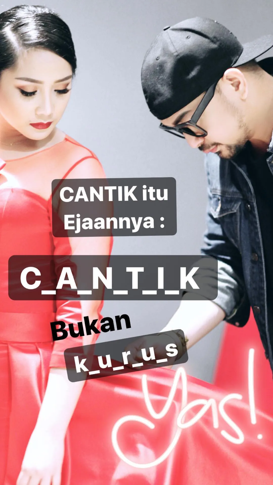 Pesan Caren buat yang menilai cantik itu harus kurus ©instagram/carendelano