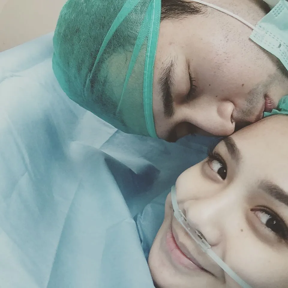Raffi setia menemani Gigi menjelang proses persalinan © instagram.com/raffinagita1717