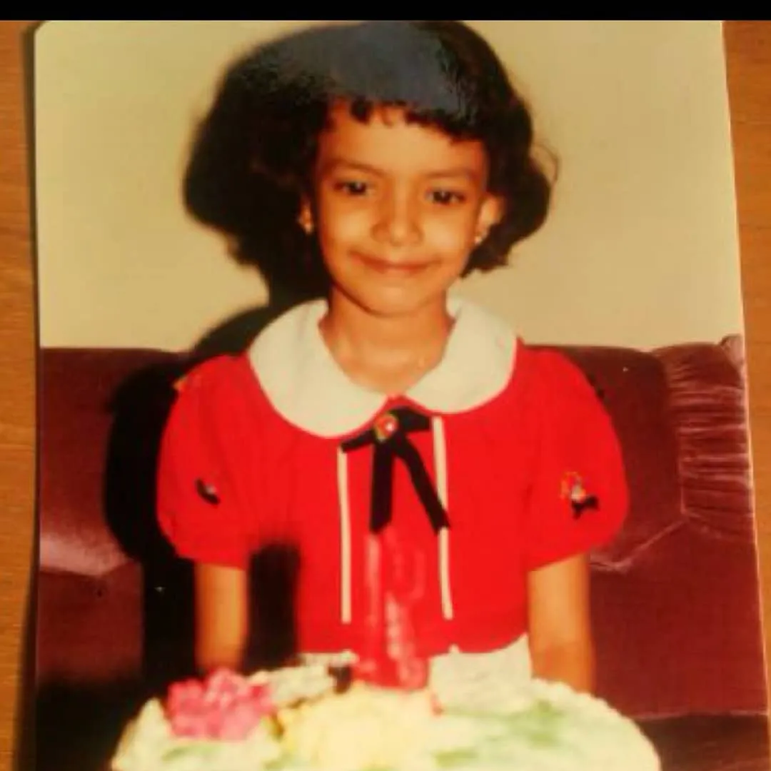 Foto masa kecil Najwa Shihab (credit: Instagram.com/najwashihab)