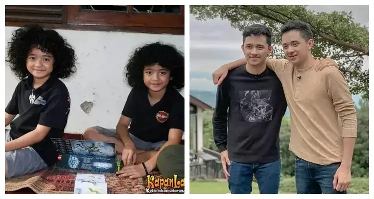 Potret Nakula dan Sadewa dulu dan sekarang (Sumber: KapanLagi.com; Instagram/@nakulasadewakussler)