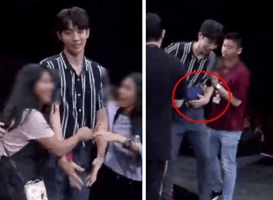 Nam Joo Hyuk tak kuasa menolak saat tiba-tiba dipeluk © Istimewa