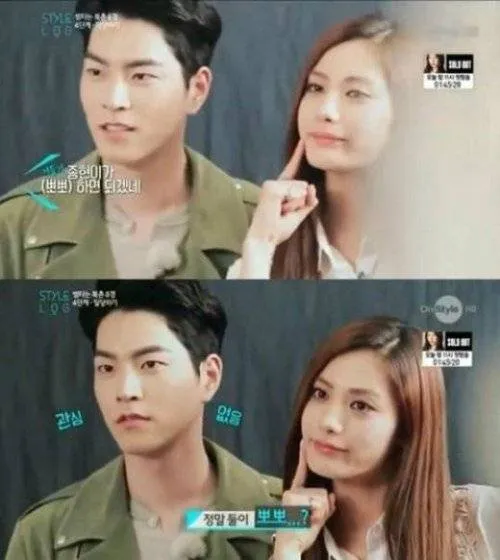 Nana After School dan Hong Jong Hyun saat membintangi Style Log bersama. @allkpop.com