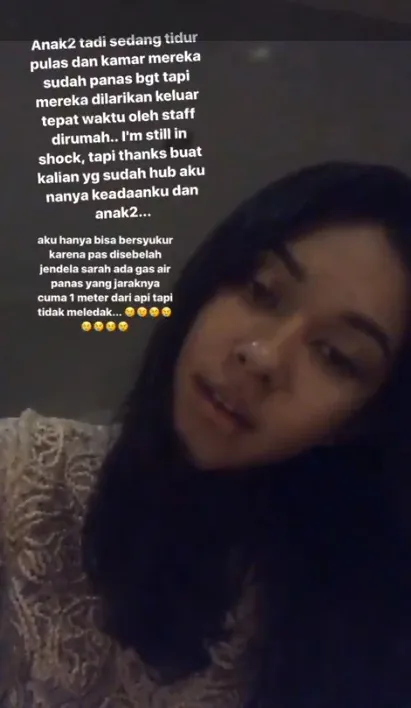 Nana menceritakan tentang kronologi kejadian ini © instagram.com/nanamirdad