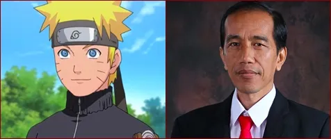 Naruto - Jokowi © Istimewa