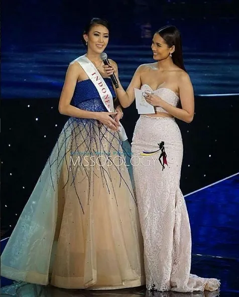 Natasha Manuella menang peringkat ke-3 di Miss World 2016 ©instagram/indopageants