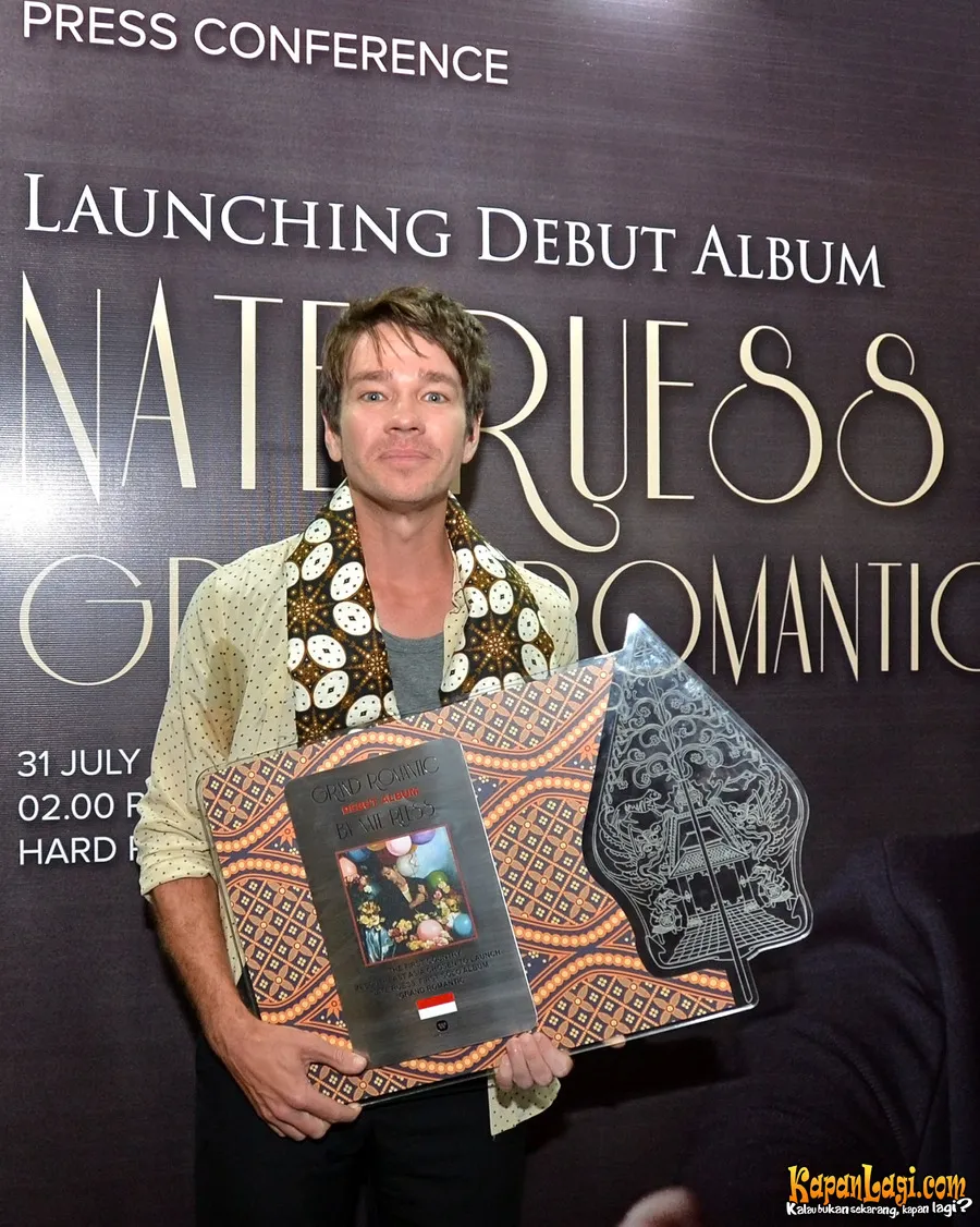Nate Ruess ketika mengadakan temu pers © KapanLagi.com®/Bambang E Ros