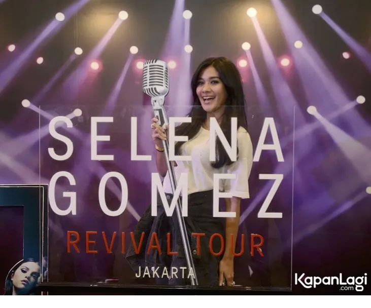 Naysila Akhirnya Bisa Nonton Konser Selena Gomez (c) KapanLagi.com/Bambang E.Ros