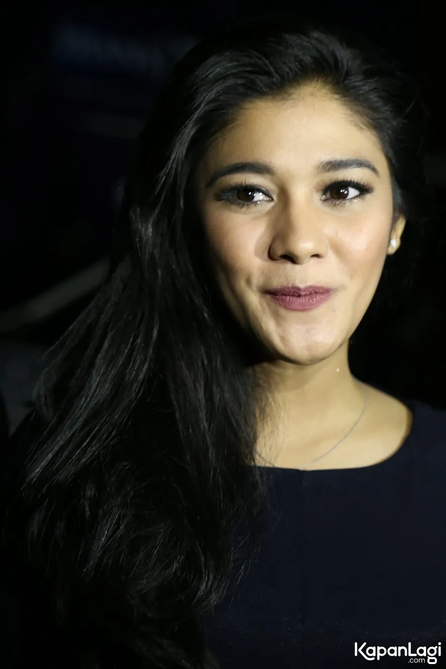 Naysila Mirdad mengaku ingin menikah ketika disinggung soal resolusi. ŠKapanLagi.com/Agus Apriyanto