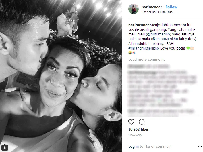 Cupid angel Chicco dan Putri / Credit: @naziracnoer