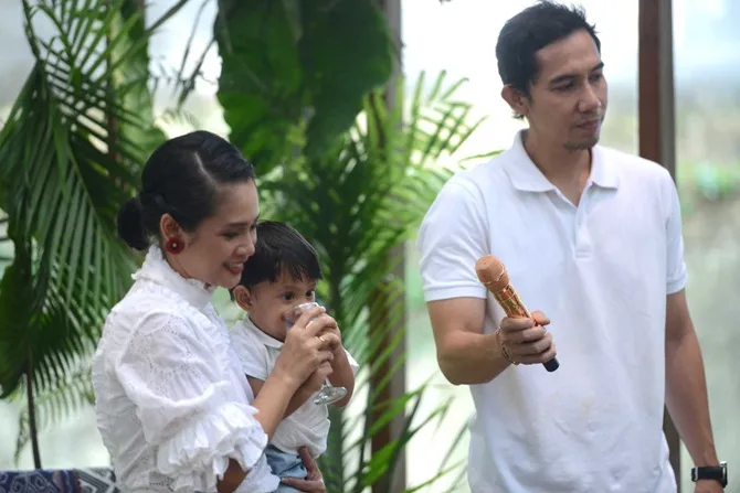 Andien Aisyah merasa ada cerita tersendiri jika naik kereta api © KapanLagi.com/Bayu Herdianto