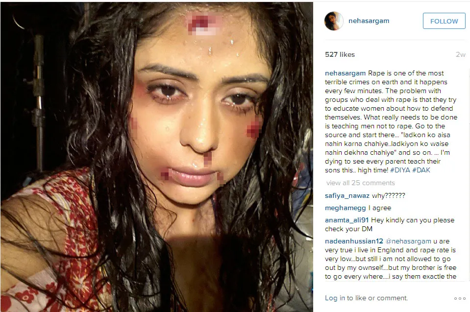 Ini dia ungkapan hati Neha pada kasus pelecehan seksual @instagram.com/nehasargam