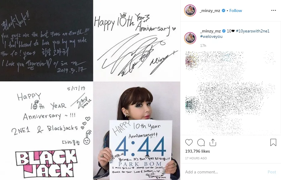Postingan Minzy