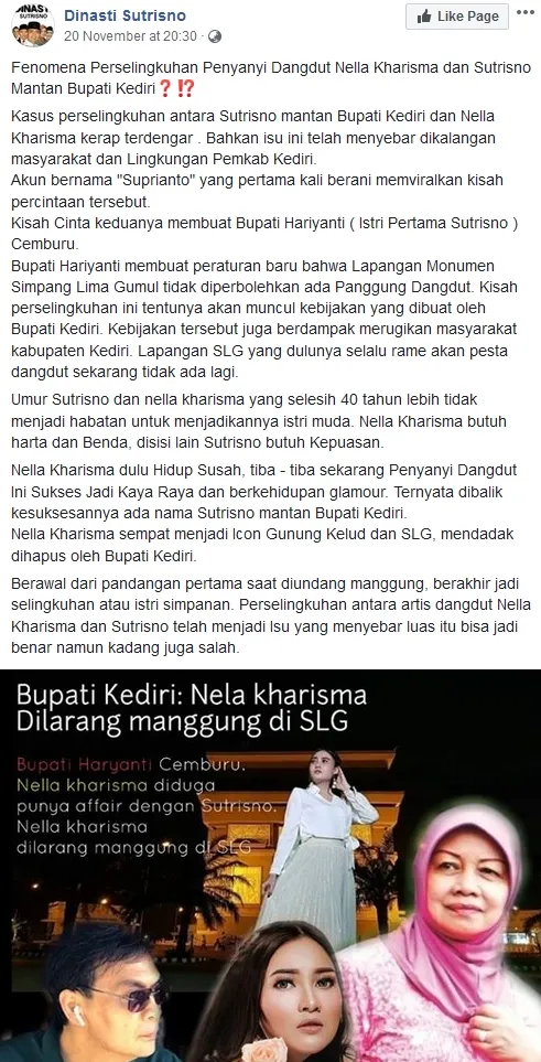 © Facebook/Dinasti Sutrisno