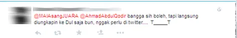 Kicauan Netizen yang komentari  tweet Maia (4) @Twitter.com-MAIAsangJUARA