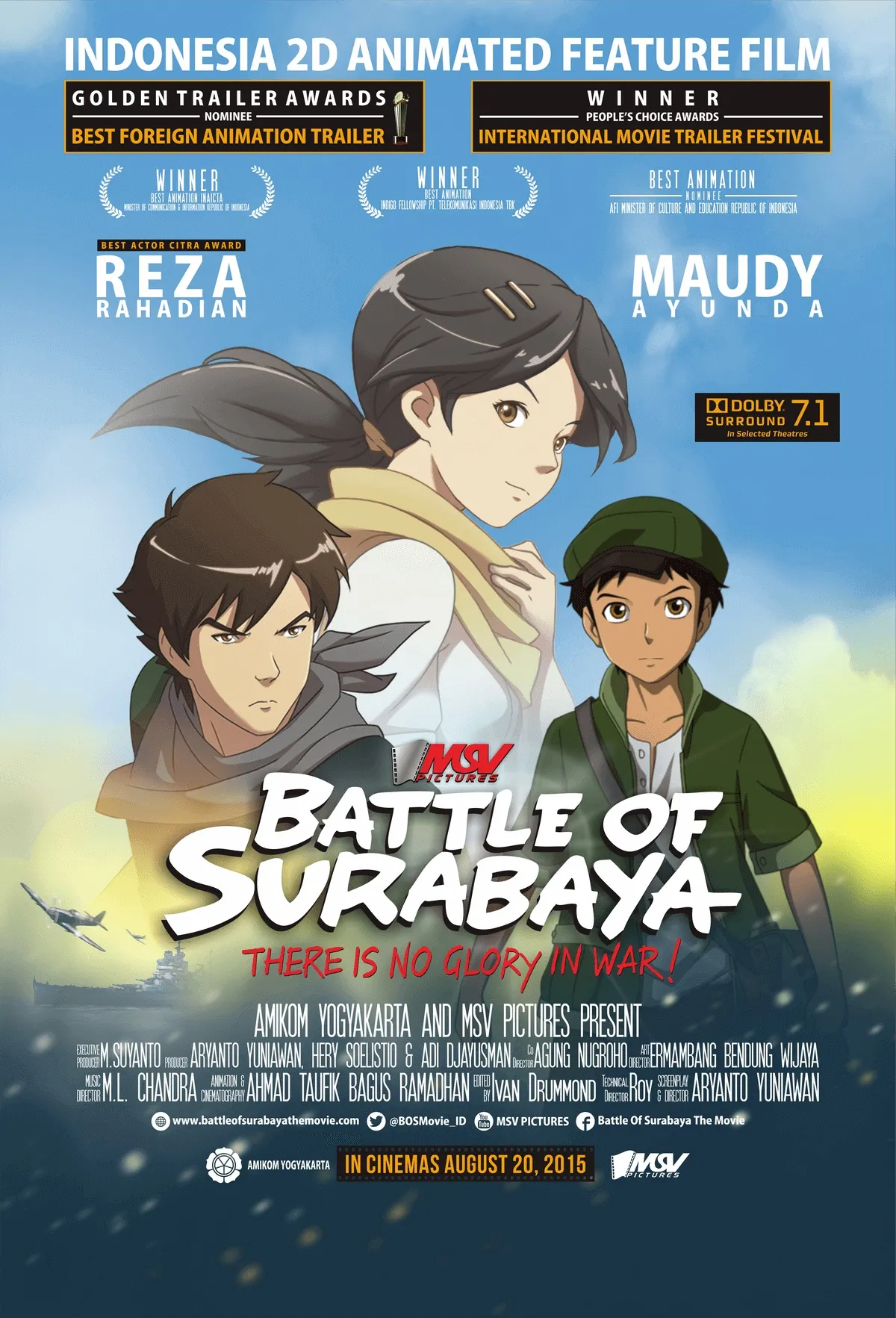 BATTLE OF SURABAYA akan tayang 20 Agustus mendatang © battleofsurabayathemovie.com