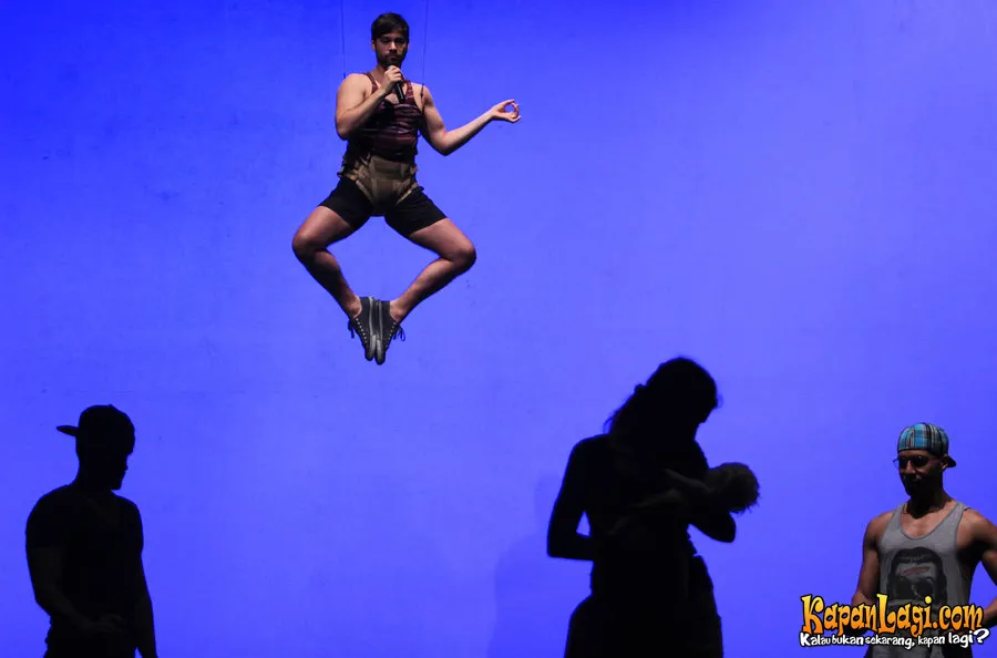 Suasana latihan pementasan Hanoman the Musical (foto: Agus)