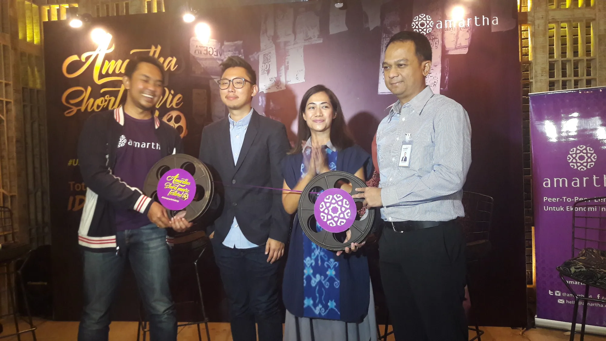 Nia Dinata dan Lucky Kuswadi gandeng aktris cantik Chelsea Islan sebagai juri festival film pendek Amartha © KapanLagi.com/Sahal Fadli