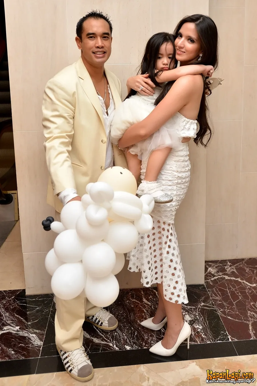 Walau masih berusia 3 tahun, Mikhayla putri Nia Ramadhani sudah duduk di bangku TK. ©KapanLagi.com/Bambang E Ros