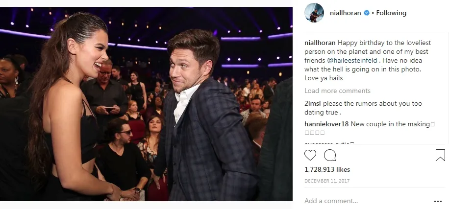 Hubungan keduanya diragukan sebagai langkah meningkatkan popularitas. (instagram.com/niallhoran)