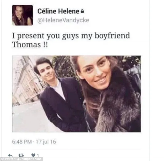 Tweet Celine © Twitter