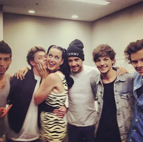 Katy dan One Direction @foto: Instagram One Direction