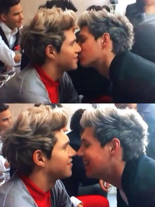 Niall Horan dan kembarannya @ Twitter/Adit