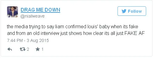 Niall Horan meluruskan kabar yang beredar © Twitter/Niall Horan