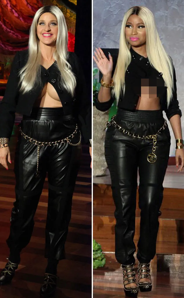 Ellen dan Nicki @ eonline.com