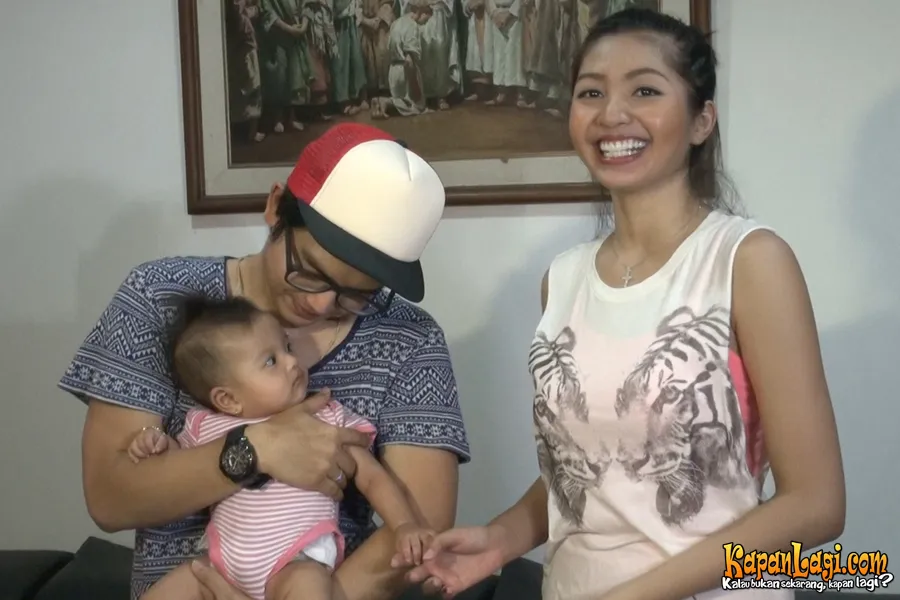 Nicky dan Liza akan membawa anak mereka ke pelaminan saat resepsi nanti.