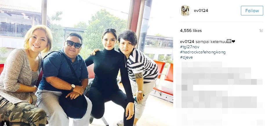 Evelyn dan Nikita jumpa fans di HK ©instagram/ev0124