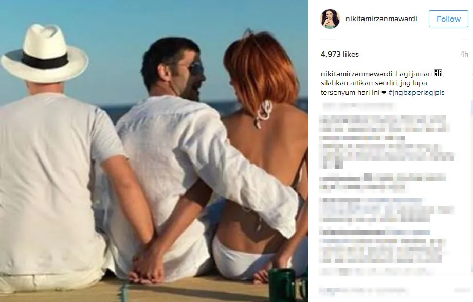Nikita Mirzani ingin sindir seseorang lewat foto ini? © Instagram.com/nikitamirzanmawardi